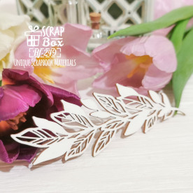 Чипборд, Веточка лавра, Scrapbox