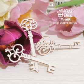 Чипборд набор из трех ключей Ho-180, Scrapbox