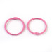 Кольцо разъемное, розовый, 1 шт, 30х5 мм