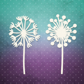 Чіпборд набір, Кульбаба і укропчик, набору 6,5x8 см, 2 шт, Lana Odis