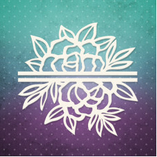 Чіпборд набір, Роздільники півонії, набору 7x6,8 см, 2 шт, Lana Odis