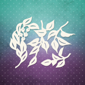 Чипборд набор, Веточки 8, набора 7x5,6 см, 4 шт, Lana Odis