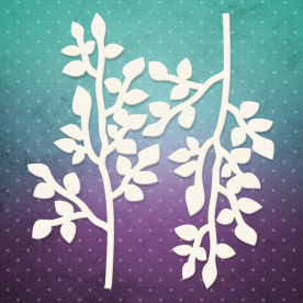 Чіпборд набір, Гілочки 15, набору 7,5x8,5 см, 2 ш, Lana Odis