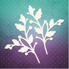 Чіпборд набір, Гілочки з ягідками, набору 5,7x4,8 см, 2 шт, Lana Odis