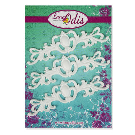 Набор декоративных фигурок, Диадема 1 малая, 3 элемента, Lana Odis