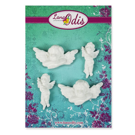 Набор декоративных фигурок, Ангелочки, 4 шт, Lana Odis