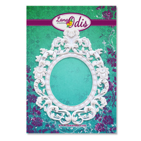 Декоративна фігурка, Рослинна рамка, 65x80 мм, 1 шт, Lana Odis