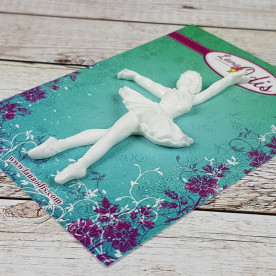 Декоративна фігурка, Балерина 2, 42x78 мм, 1 шт, Lana Odis