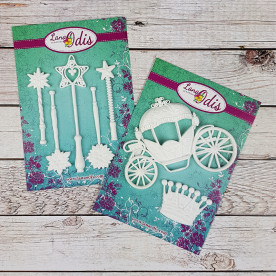 Декоративные фигурки, Карета для Золушки с короной, 2 шт, Lana Odis