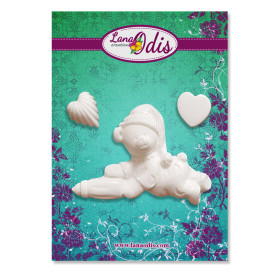 Набір декоративних фігурок, Ведмедик з пляшкою, 3 елементи, Lana Odis