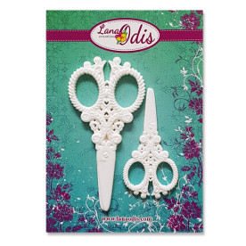 Декоративные фигурки, Набор Ножницы, больших 35x70 мм, 2 шт, Lana Odis