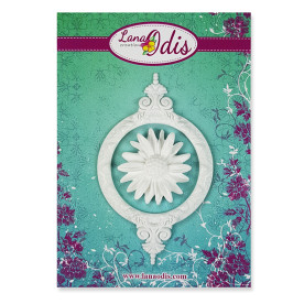 Набір декоративні фігурок, Рамка з квіткою, 2 шт, Lana Odis