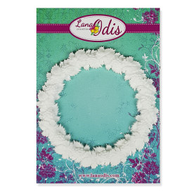 Декоративная фигурка, Рамка виноградная лоза, диаметр 70 мм, 1 шт, Lana Odis