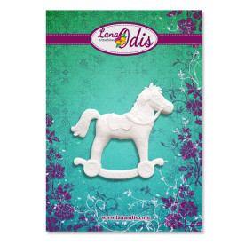 Декоративная фигурка, Лошадка качалка, 45x45 мм, 1 шт, Lana Odis