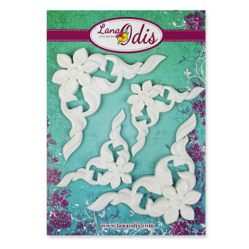 Набор декоративных фигурок, Уголки 5, 4 шт, Lana Odis