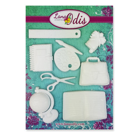 Набор декоративных фигурок, Школа, 8 элементов, Lana Odis