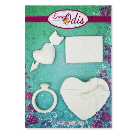 Декоративные фигурки, Набор любовь, 4 элемента, Lana Odis