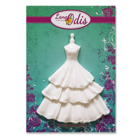 Декоративная фигурка, Платье, 70x57 мм, 1 шт, Lana Odis