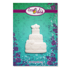 Декоративная фигурка, Свадебный торт, 29x42 мм, 1 шт, Lana Odis