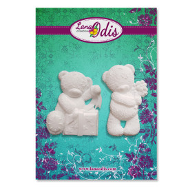 Набір декоративних фігурок, Ведмедики Тедді S, 2 шт, Lana Odis