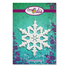 Декоративная фигурка, Снежинка 1, 58x58 мм, 1 шт, Lana Odis