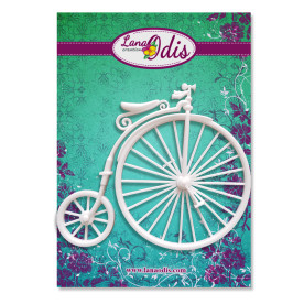 Декоративная фигурка, Ретро велосипед большой, 69x58 мм, 1 шт, Lana Odis