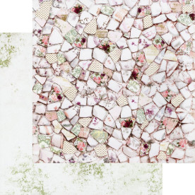 Лист двостороннього скраппаперу з фольгуванням Pretty Mosaic - Pretty Mosaic, Prima