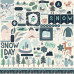 Набор наклеек Snow Much Fun - Elements, 30х30 см, Echo Park