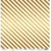 Аркуш паперу з золотим тисненням 30x30 Golden Stripes White Every Day Gold, Scrapmir