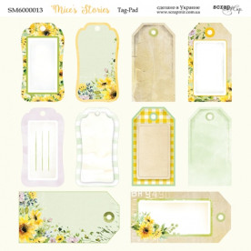 Аркуш двостороннього паперу 20х20см Tag-pad Mice''s Stories, Scrapmir