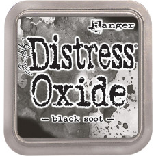 Подушечка з чорнилом для Штампінг Distress Oxides - Black Soot, Tim Holtz