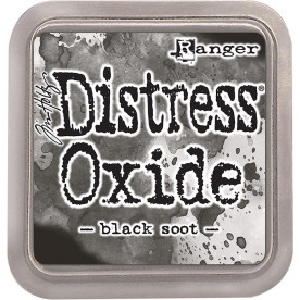 Подушечка с чернилами для штампинга Distress Oxides - Black Soot, Tim Holtz