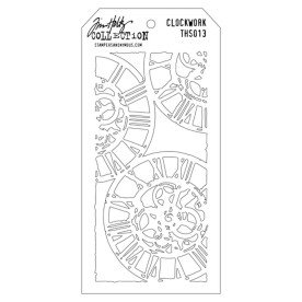 Трафарет Clockwork 11х22 см, Tim Holtz