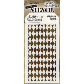 Трафарет Harlequin 11х22 см, Tim Holtz