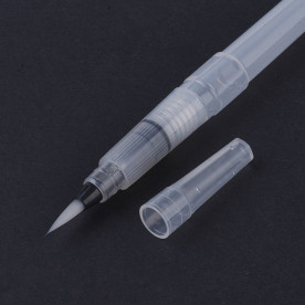 Пензлик з резервуаром для води, ручка 155x10 мм, кисть 14x4 мм