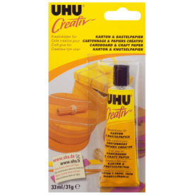 Клей UHU Креатив - Картон и бумага - 33мл./31г.