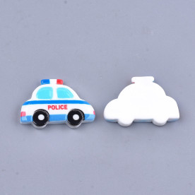 Кабошон, Поліцейська машинка, 1 шт, 22,5x32x4,5 мм
