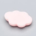 Кабошон, Облачко, 1 шт, пастельный розовый, 25x17x5,5 мм