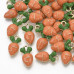 Підвіска з емаллю, Морква, 1 шт, 17,5х9х5 мм