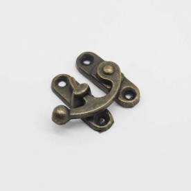 Замок, стара латунь, 32х29 мм, 1 шт