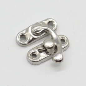 Замок декоративний нікель, 23 * 29 мм, 1 шт