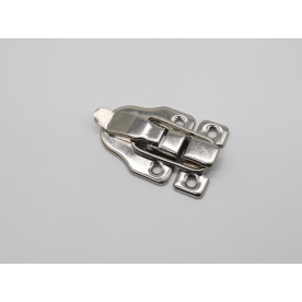 Замок затяжной, цвет серебро, 65х40 мм