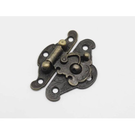 Замочок для альбому, 38х30мм, колір стара латунь