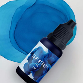 Алкогольне спиртне чорнило A-04 Блакитний, 15 мл, Каменська