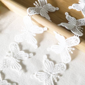 Кружевные бабочки, 5 см, 5 шт