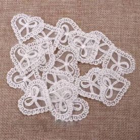 Декор, Сердечко с бантом, 40 мм, 1 шт