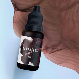 Алкогольне спиртне чорнило A-06 Коричневий каштан, 15 мл, Каменська