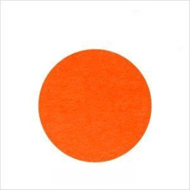 Фетр листковий, поліестер, 29,7х42 см, оранжевий, 180г/м2, Rosa Talent