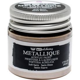 Акриловая краска металлик Metallique Soft Satin - Finnabair Art Alchemy, 50 мл, Prima