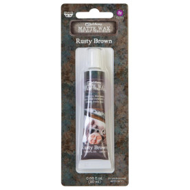 Декоративный воск матовый Rusty Brown - Finnabair Art Alchemy Matte Wax, 20 мл, Prima